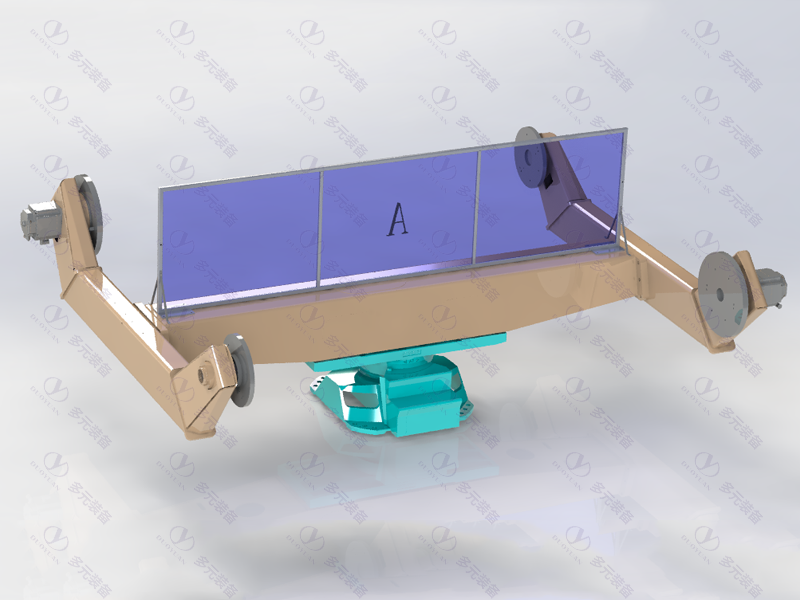 Three-axis W-type displacement machine