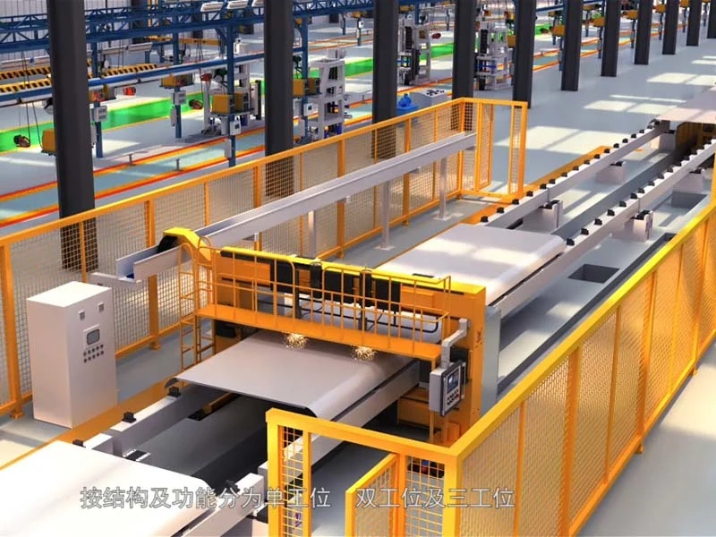 Automatic spot welding equipment for top skin