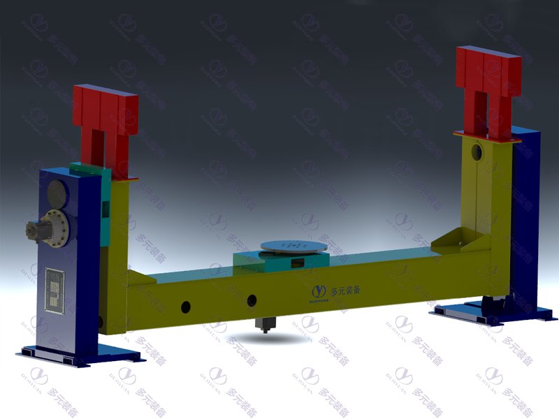 U-type dual-axis displacement machine