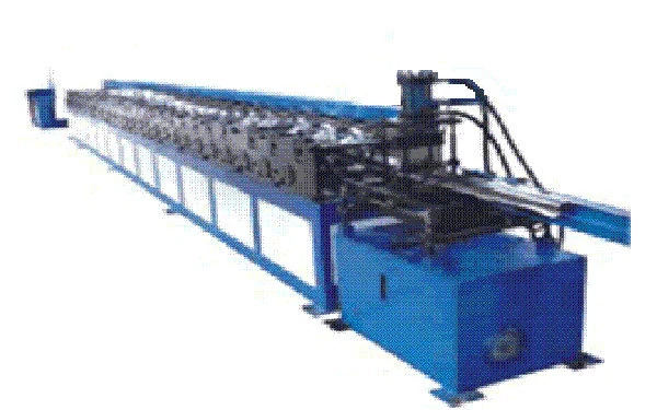 Angle iron rolling line