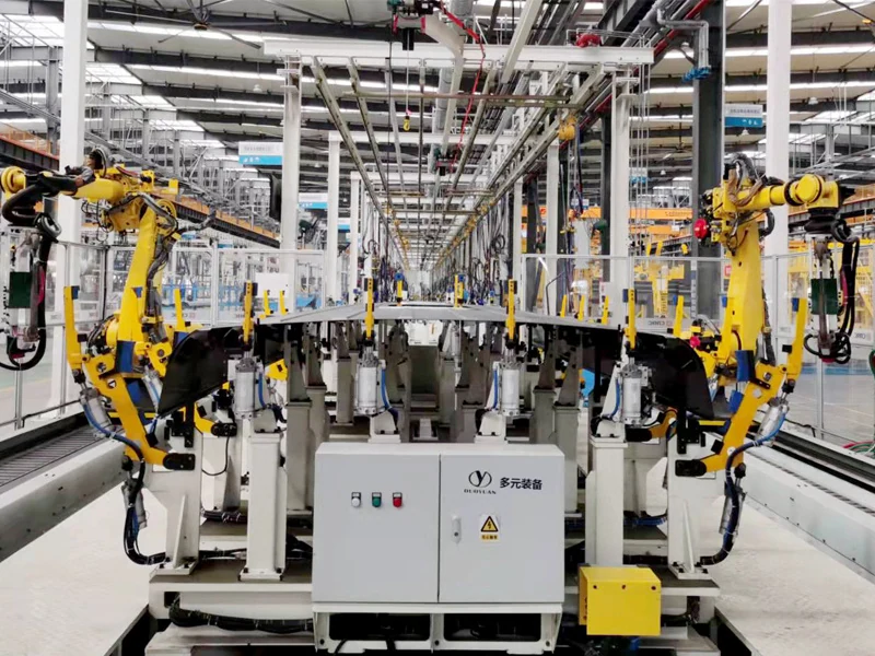 Roof Skin Robot Spot Welding Workstation
