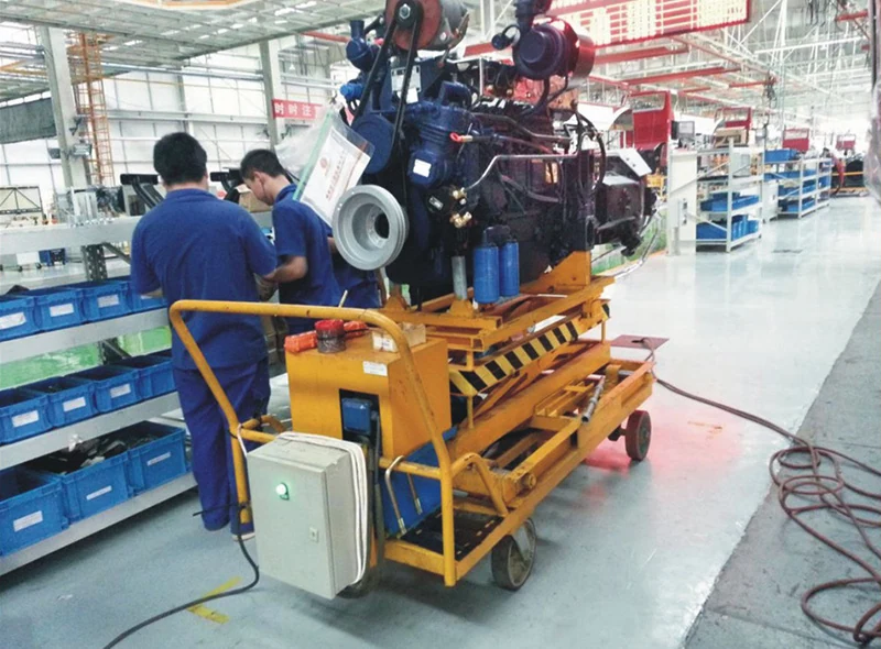 Engine installation process car