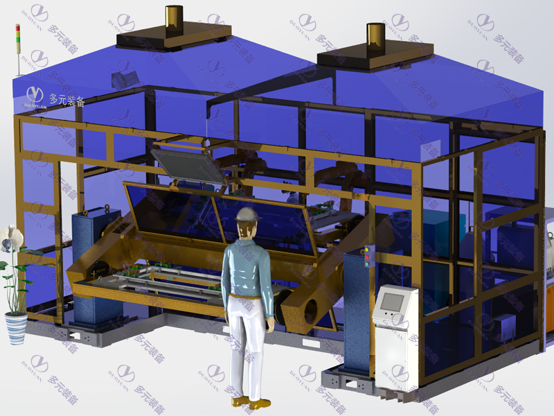 Auto parts industry: door skeleton welding workstation